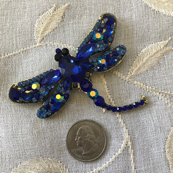 Seashore DRAGONFLY Pin Brooch - Picture 7 of 7